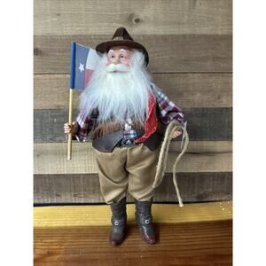 Cowboy Western Santa 19” Tall